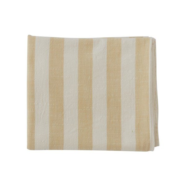 Galdauts no organiskās kokvilnas  140x200 cm Striped – OYOY Living Design