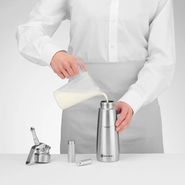Nerūsējošā tērauda putukrējuma pudele Hendi Profi Line, 0,5 l-image-1