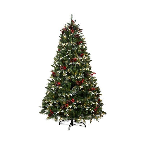 Mākslīgā Ziemassvētku eglīte augstums 180 cm Snowy Pine LED – Můj Stromeček