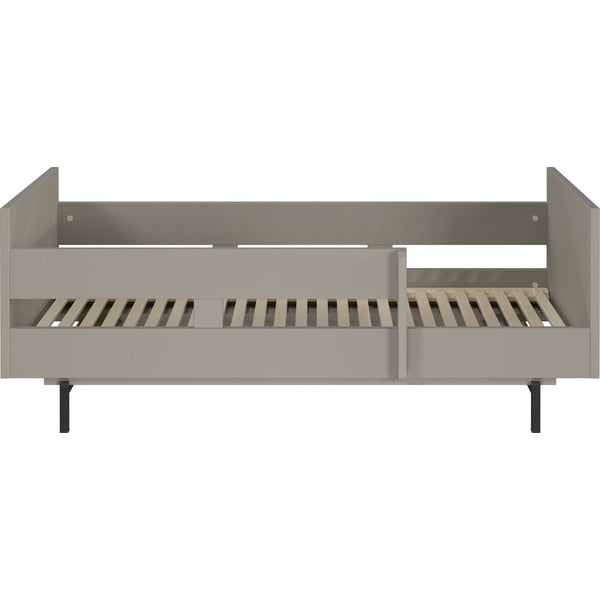 Pelēka bērnu gulta ar redelēm 70x140 cm Tomino – Germania-image-2