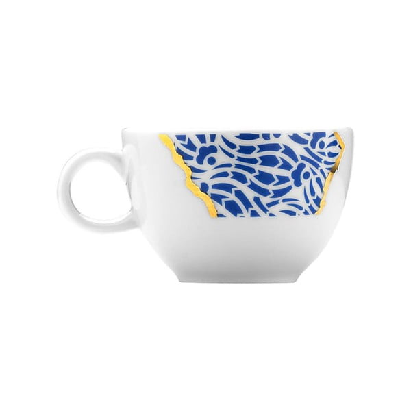 Baltas/zilas porcelāna tasītes (6 gab.) 0.9 l – Hermia-image-4