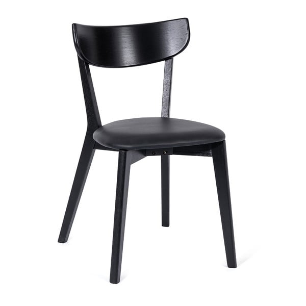 Melns ozolkoka ēdamistabas krēsls Arch – Bonami Selection