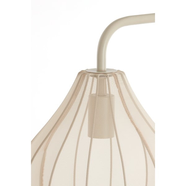 Bēša stāvlampa ar auduma abažūru (augstums 156,5 cm) Elati – Light & Living-image-2