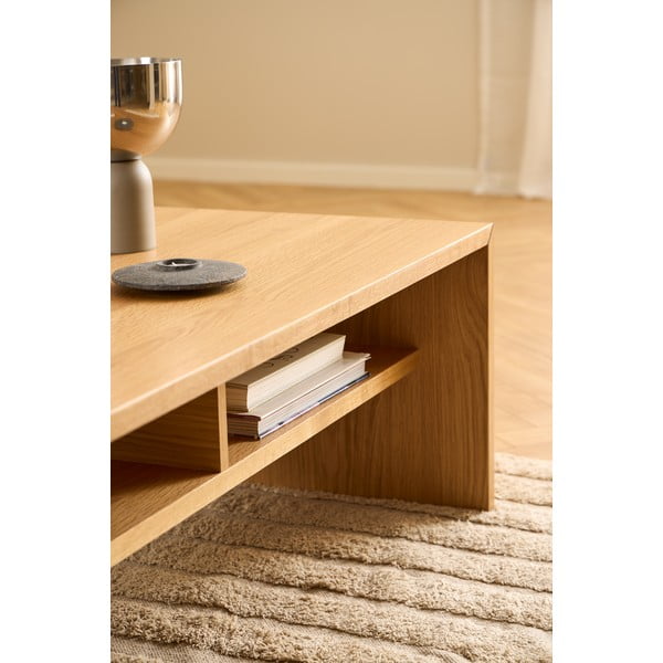 Dabīga toņa žurnālgaldiņš ar ozolkoka imitāciju 60x120 cm Arlon – Actona-image-2