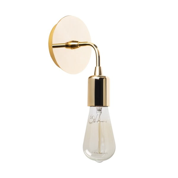 Zelta krāsas sienas lampa Harput – Opviq lights-image-2