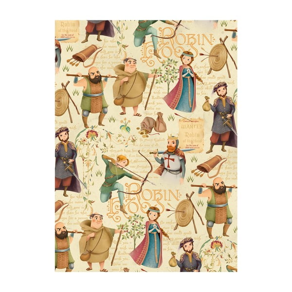 A6 izmēra piezīmju blociņš ar pildspalvu 50 lappuses Robin Hood – Kartos-image-1