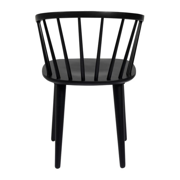 Melns gumijkoka pusdienu krēsls Rowico Carmen-image-4