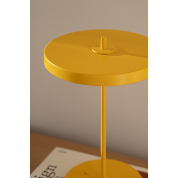 Dzeltena metāla LED galda lampa ar metāla abažūru (augstums 31 cm) Asteria Move – UMAGE-image-3