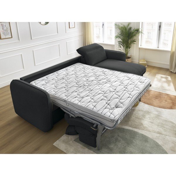 Melns dīvāns 216 cm Achille – Bobochic Paris-image-1