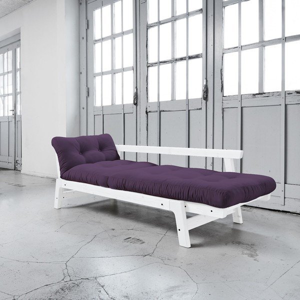 Dīvāns gulta Karup Step White/Purple-image-3