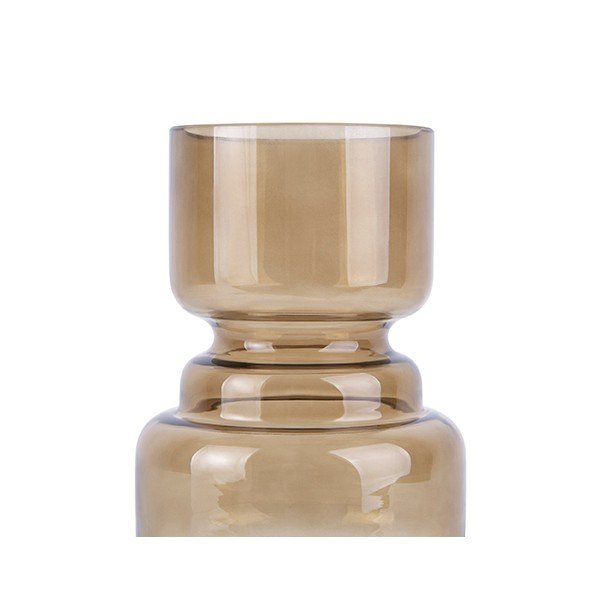 Brūna stikla vāze PT LIVING Courtly, augstums 20 cm-image-2