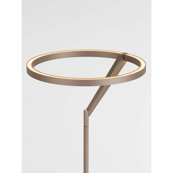 Rozā zelta krāsas alumīnija LED stāvlampa ar regulējamu spilgtumu (augstums 168 cm) Tilia – Nova Luce-image-2