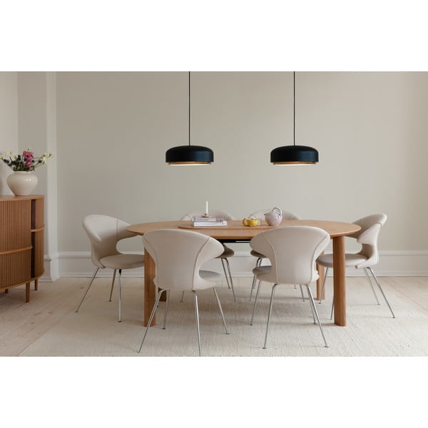 Melna LED piekaramā lampa no metāla ø 40 cm Hazel medium – UMAGE-image-3