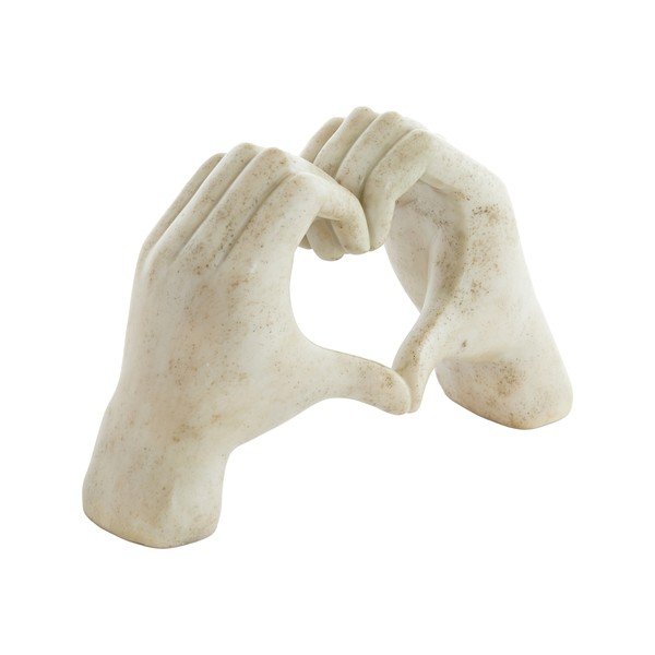 Polirezīna statuete (augstums 15 cm) Hands – Light & Living