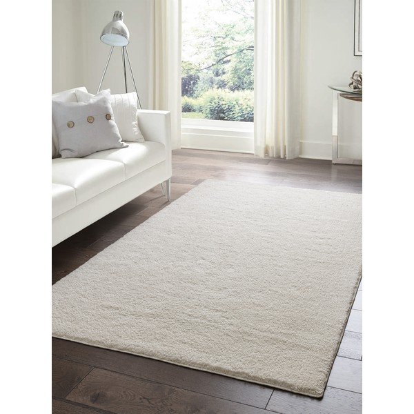 Ziloņkaula krāsas mazgājams paklājs 120x170 cm Super Snug – Asiatic Carpets-image-1