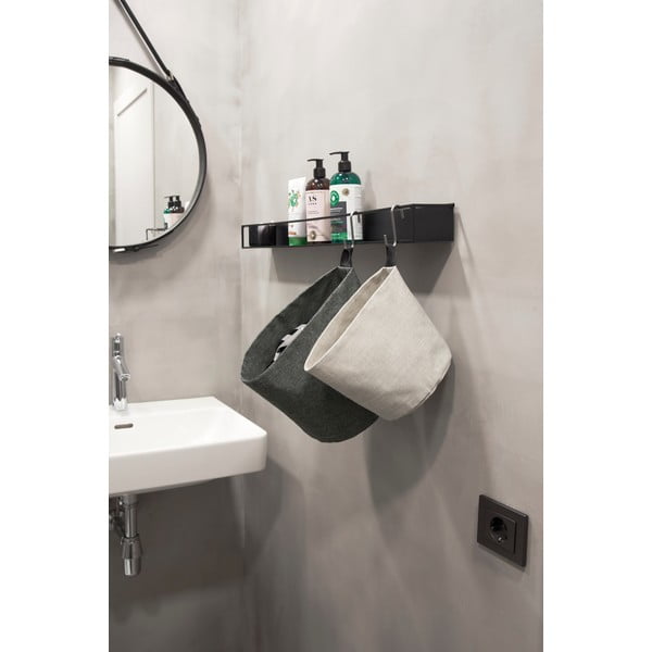 Tekstila uzglabāšanas grozs ø 17x17 cm Soft Storage – Bigso Box of Sweden-image-1