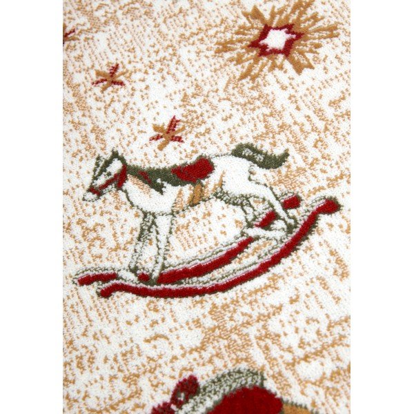 Sarkans paklājs ar Ziemassvētku motīvu no kokvilnas maisījuma 50x80 cm Toy's Delight Red Christmas – Villeroy&Boch-image-2