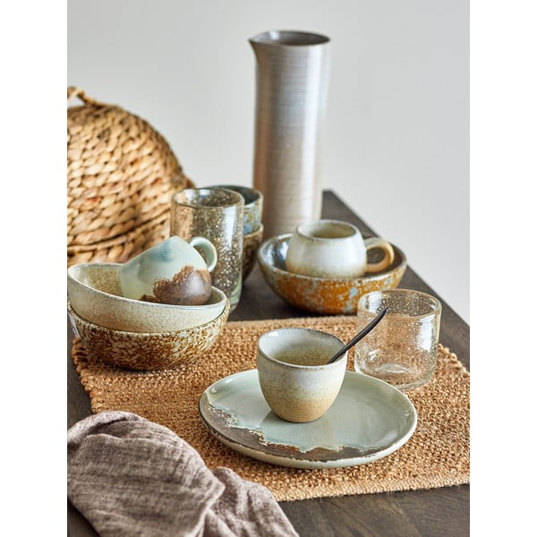 Brūna/krēmkrāsas keramikas krūze 280 ml Paula – Bloomingville-image-2