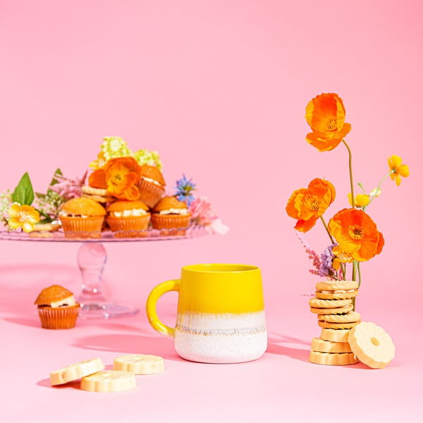 Dzeltena māla krūze 360 ml Mojave – Sass & Belle-image-1