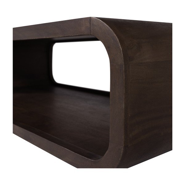 Tumša dabīga toņa mango masīvkoka žurnālgaldiņš 60x120 cm Kinu – WOOOD-image-4