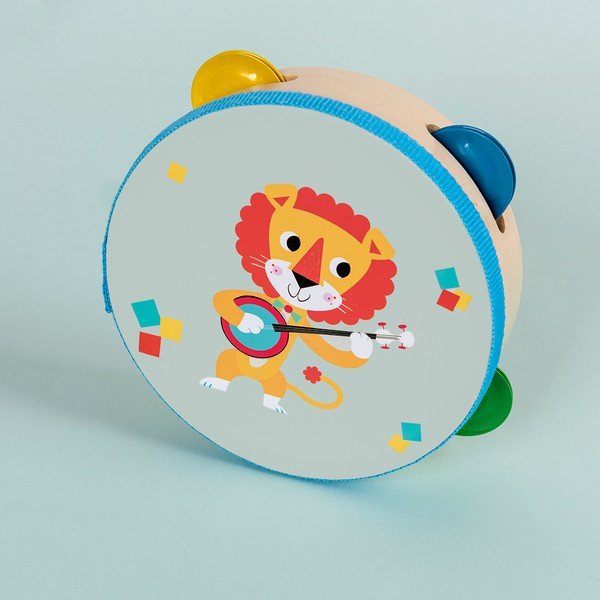 Muzikālā rotaļlieta Tambourine Animal Band – Rex London-image-1