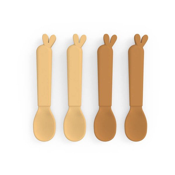 4 dzeltenbrūnu karotīšu komplekts bērniem Done by Deer Lalee-image-1