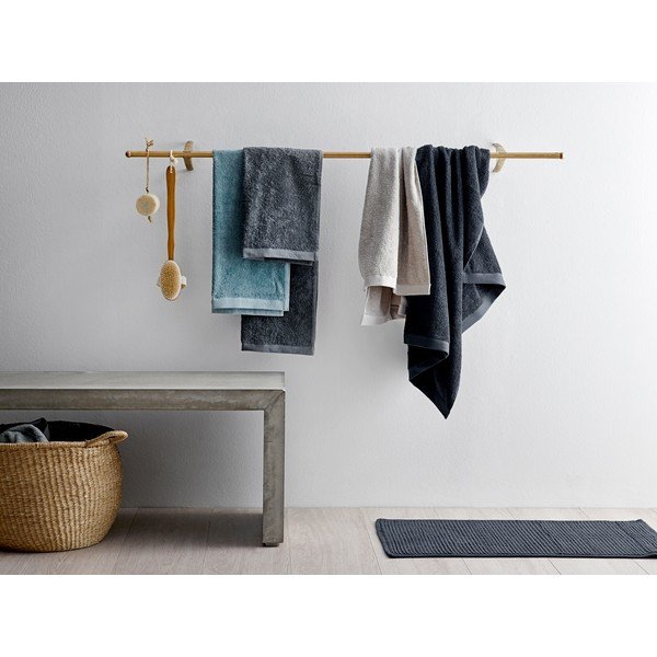 Pelēks organiskās kokvilnas dvielis 70x140 cm Comfort – Södahl-image-4