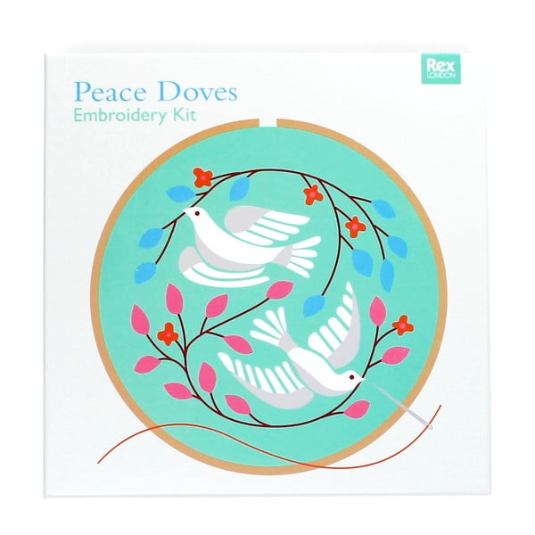 Izšūšanas komplekts Peace Doves – Rex London-image-2