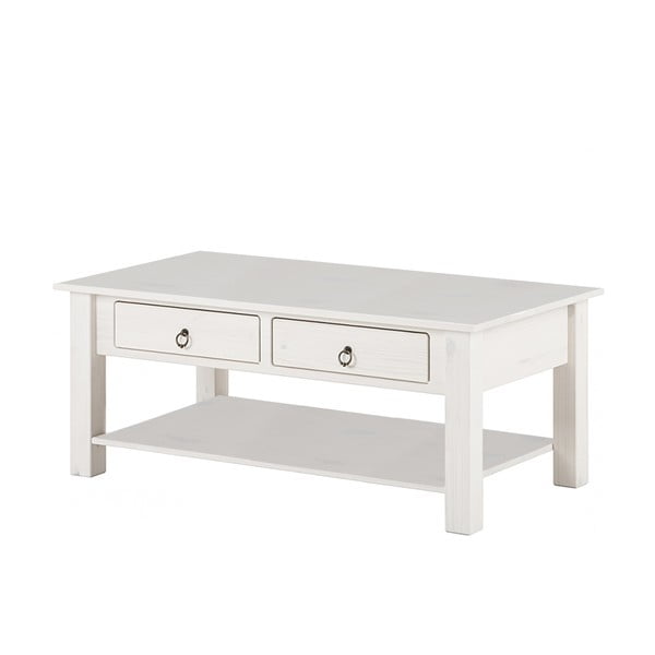 Balts priedes žurnālgaldiņš Støraa Inda