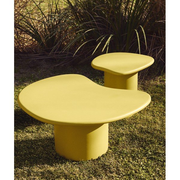 Betona dārza kafijas galdiņš 77x83 cm Macarella – Kave Home-image-2
