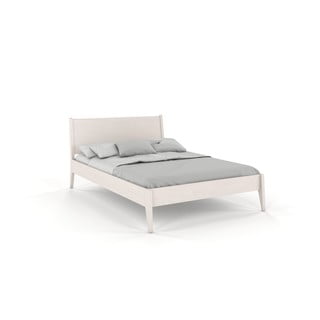 Balta divguļamā gulta no dižskābarža koka Skandica Visby Radom, 140 x 200 cm
