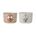 Krēmkrāsas māla bļodiņas (2 gab.) 230 ml Tonia – Bloomingville