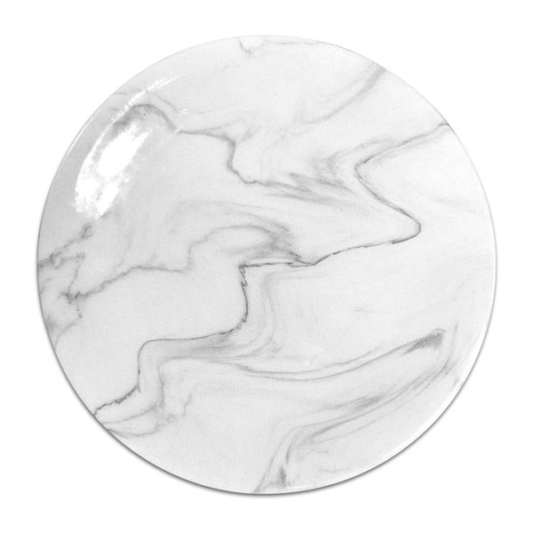 Keramikas plāksne Marmors, ⌀ 25 cm