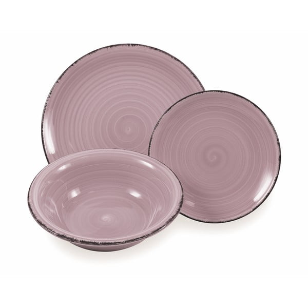 18 daļīgs keramikas trauku komplekts Villa d´Este Acquerello-image-2