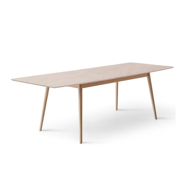 Izvelkams ēdamgalds ar papildu galda virsmu un ozolkoka imitācijas galda virsmu 90x165 cm Meza – Hammel Furniture-image-2