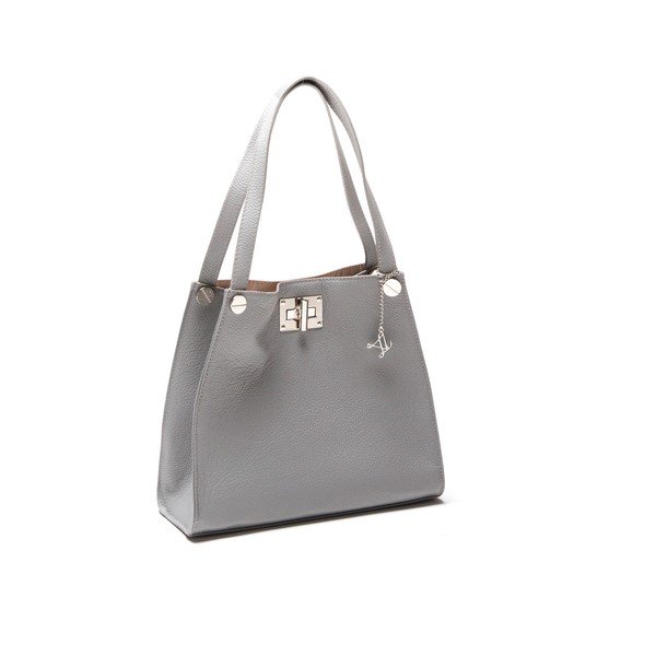 Ādas rokassoma Luisa Vanini 1102 Grigio-image-2