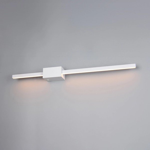 Matēti balta LED sienas lampa ar regulējamu spilgtumu Cassino – Trio-image-1