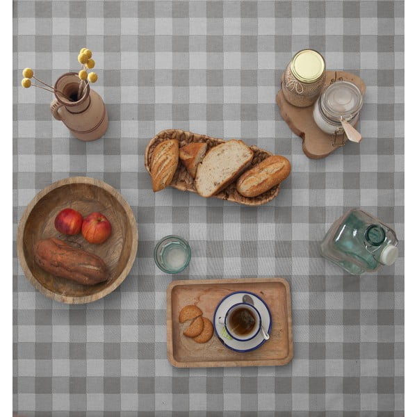 Galdauts Really Nice Things Lino Grey Vichy, 140 x 200 cm-image-2