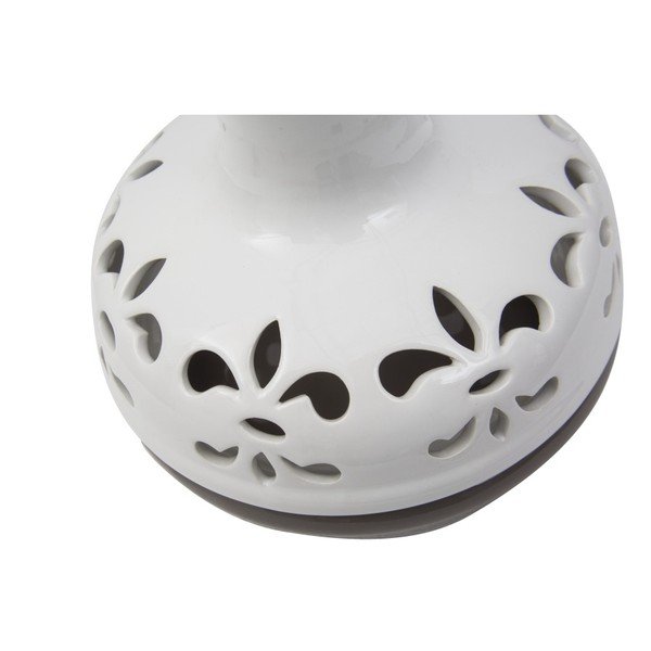 Brūnā un baltā porcelāna vāze Mauro Ferretti Pudele-image-3