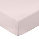 Rozā palags no kokvilnas perkala ar gumiju 185x200 cm Cotton Percale – Bianca