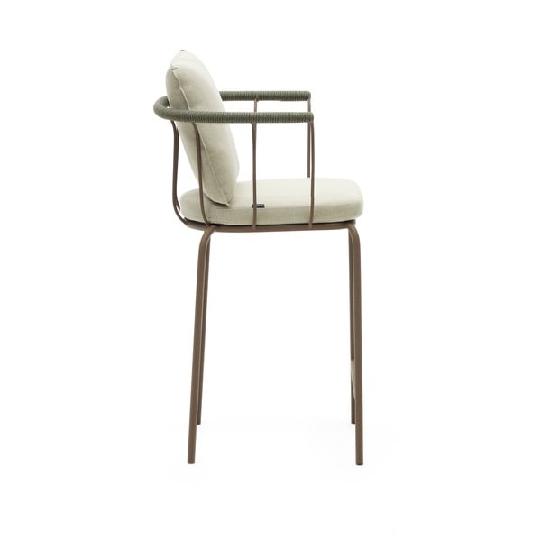 Gaiši zaļš dārza bāra krēsls Salguer – Kave Home-image-2