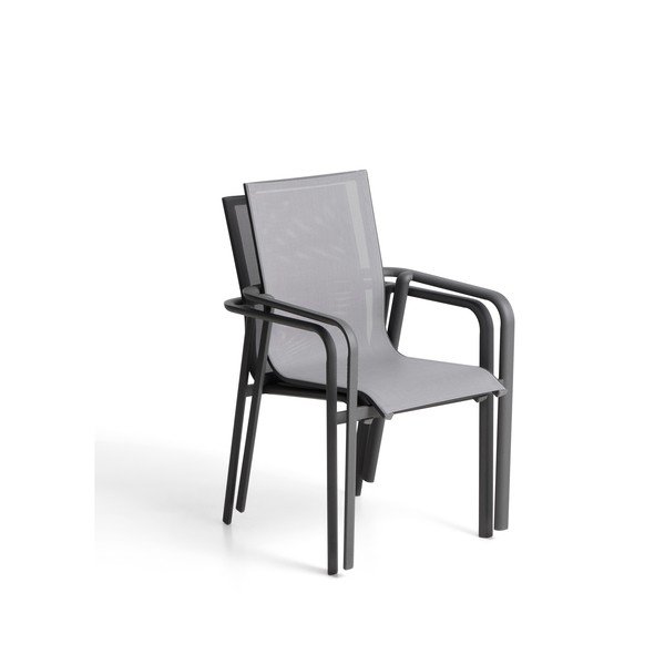 Pelēks dārza krēsls Canea – Kave Home-image-1