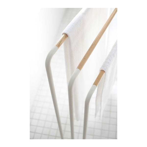 Balts dvieļu turētājs YAMAZAKI Plane-image-1