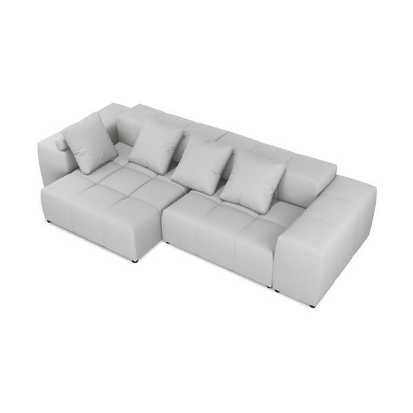 Pelēks stūra dīvāns (maināms stūris) Rome – Cosmopolitan Design -image-3