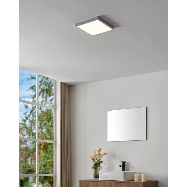 Sudraba krāsas LED griestu lampa 28,5x28,5 cm FUEVA 5 – EGLO-image-1