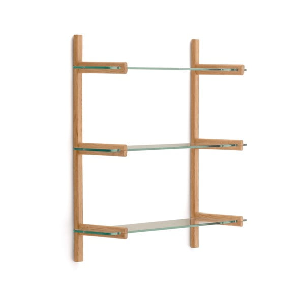 Stikla plaukts moduļu plauktu sistēmai 90x10 cm Sitra – Kave Home-image-4