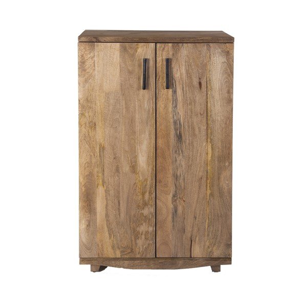 Dabīga toņa mango masīvkoka vīna skapis pudeļu skaits 12, 74x122x46 cm Bombay – Interia Home & Living