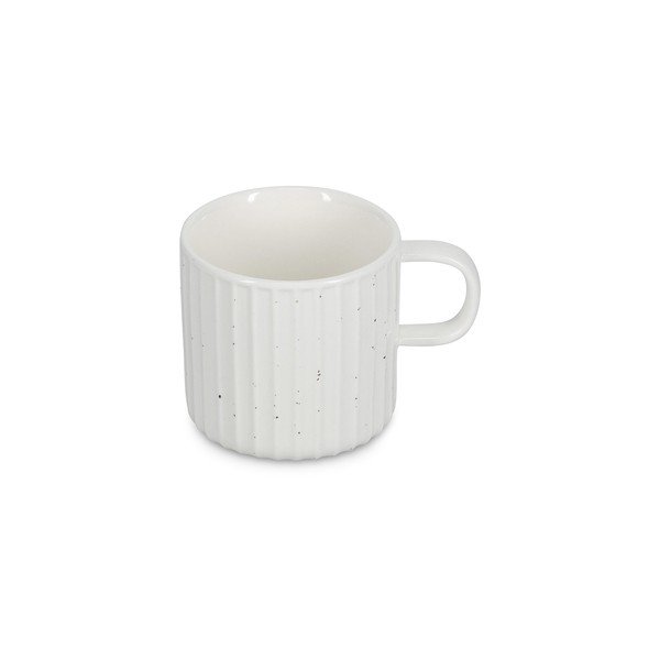 Balta tasīte no sintētiskā kaula porcelāna 205 ml Ora Gloss – Salt&Pepper-image-4