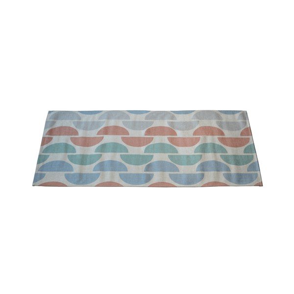 Floorita Halfmoon pelēki zils paklājs, 60 x 115 cm-image-1