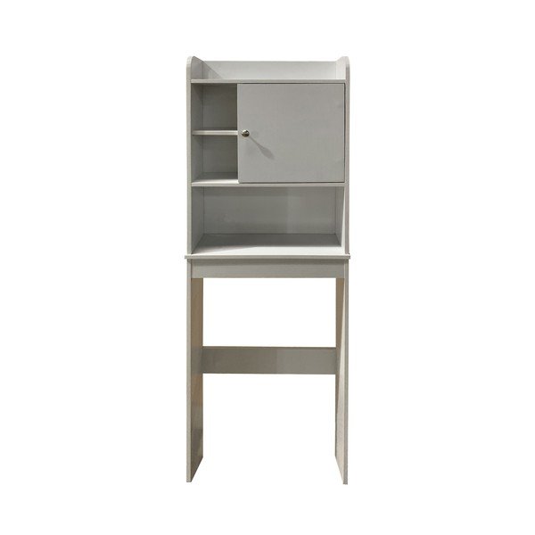 Balts augsts skapītis virs veļas mašīnas 58x173 cm Laundry – Tomasucci